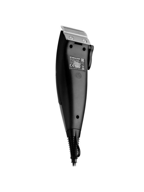 Машинка для стрижки BRAYER 3434BR  сетевая. Мощн.15 Вт. Стальные лезвия