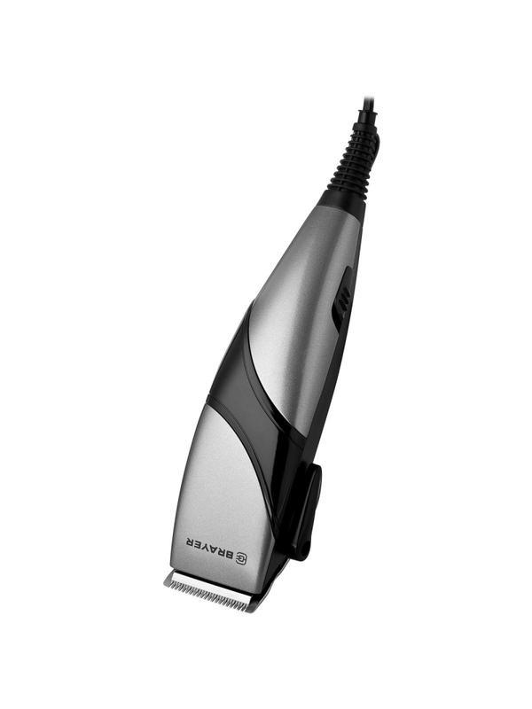 Машинка для стрижки BRAYER 3434BR  сетевая. Мощн.15 Вт. Стальные лезвия