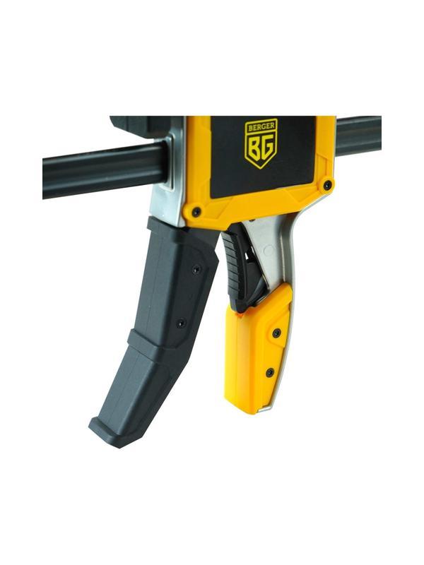 Струбцина быстрозажимная алюмин.(сжим/разжим) 95x900мм,350 кг BERGER BG1927