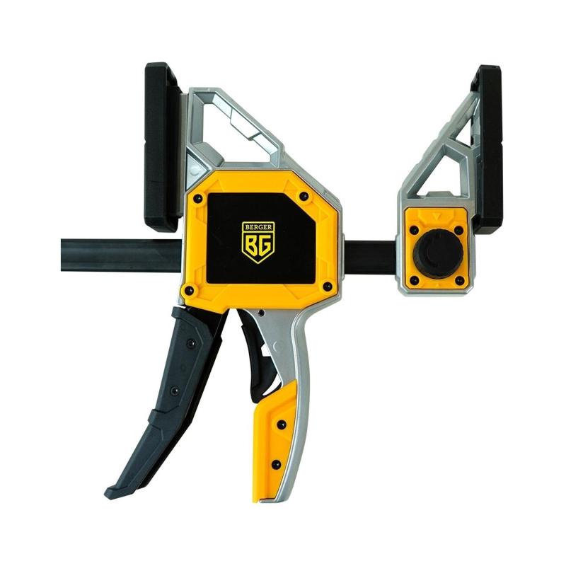 Струбцина быстрозажимная алюмин.(сжим/разжим) 95x600мм,350 кг BERGER BG1926