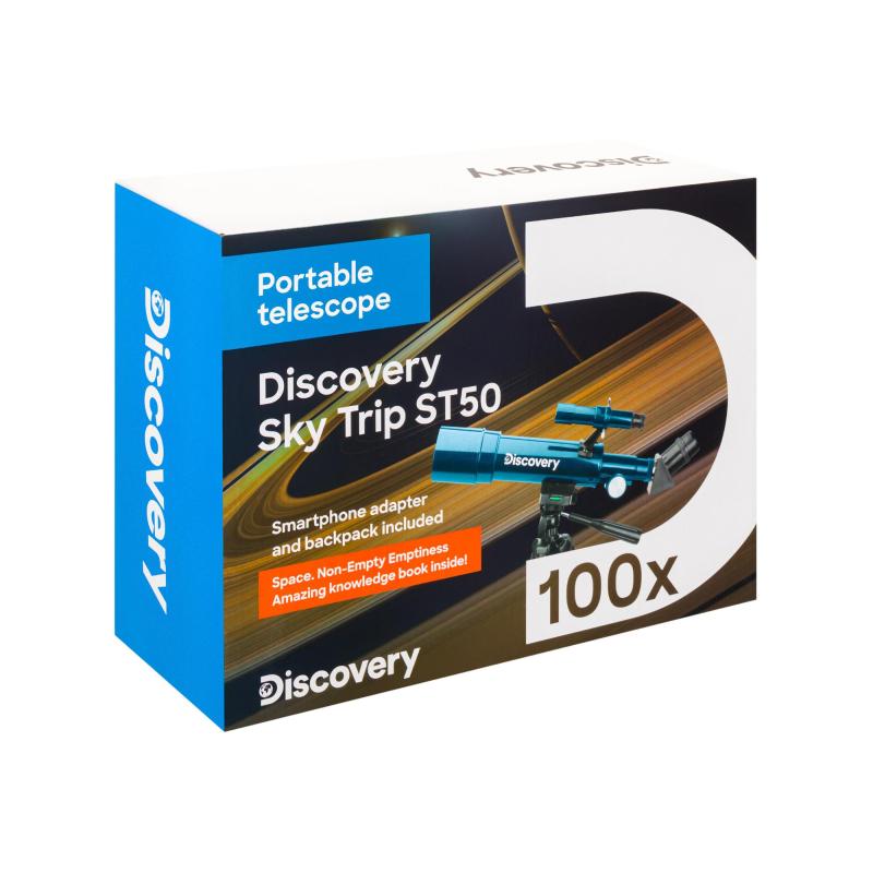 Телескоп Discovery Sky Trip ST50 набор с книгой, 77864