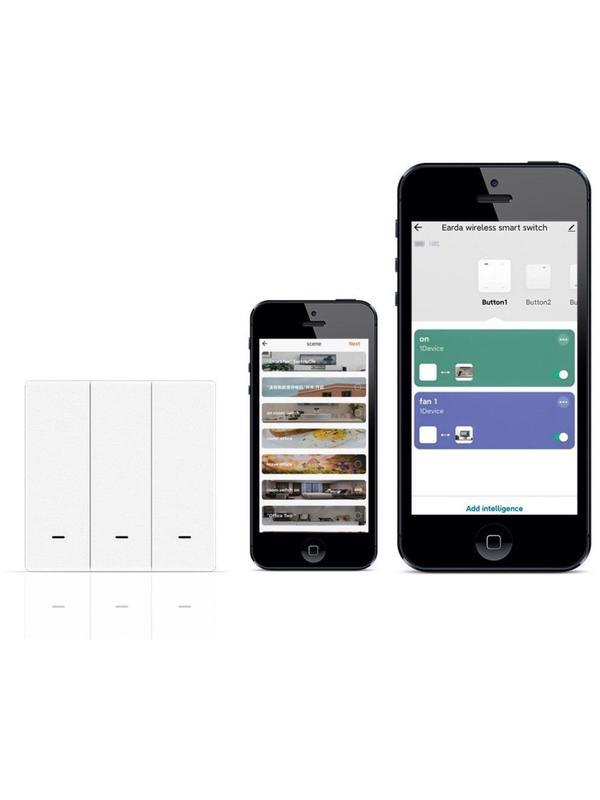 Выключатель MOES Bluetooth 3-Gang Wireless Switch