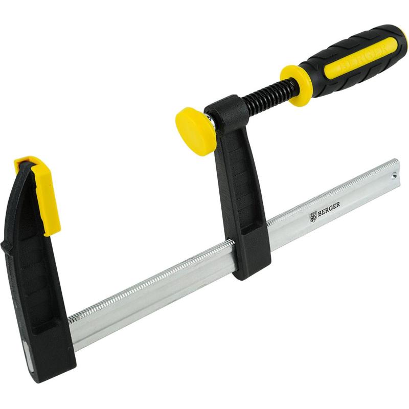 Струбцина F-образная 80x200мм, зажим до 270кг BERGER BG1934