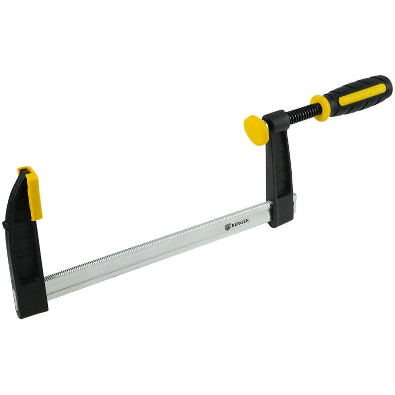 Струбцина F-образная 80x200мм, зажим до 270кг BERGER BG1934