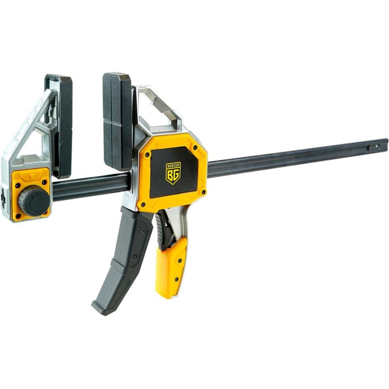 Струбцина быстрозажим.алюминь (сжим/разжим) 95x450мм 350 кг BERGER BG1925