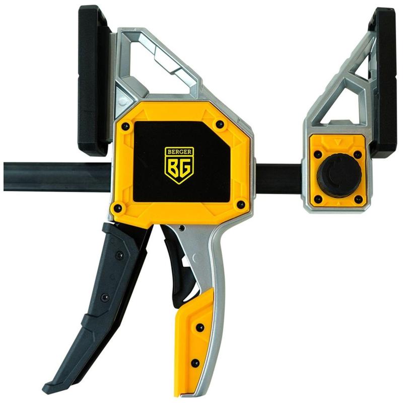 Струбцина быстрозажим.алюминь (сжим/разжим) 95x450мм 350 кг BERGER BG1925