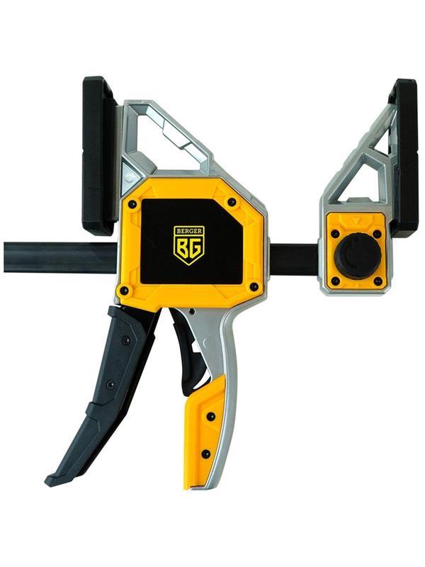 Струбцина быстрозажим.алюминь (сжим/разжим) 95x450мм 350 кг BERGER BG1925