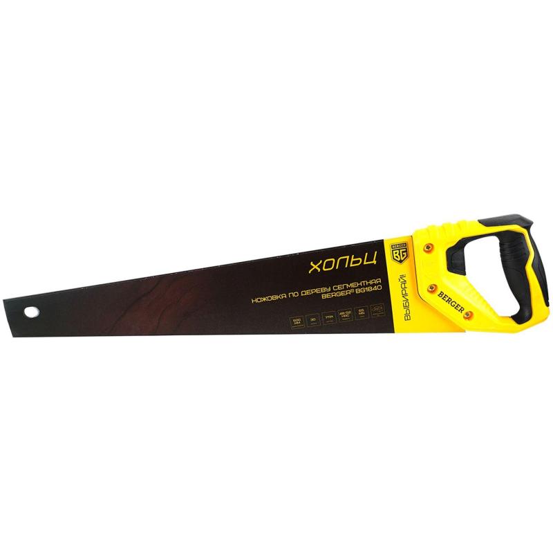 Ножовка по дереву сегментная 500мм, 3D заточка, 7TPI, BERGER BG1840