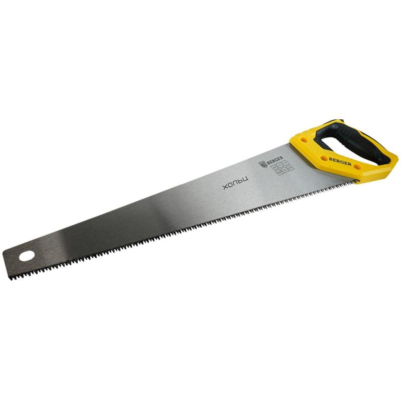 Ножовка по дереву 500мм, 3D заточка, 7TPI, BERGER BG1843