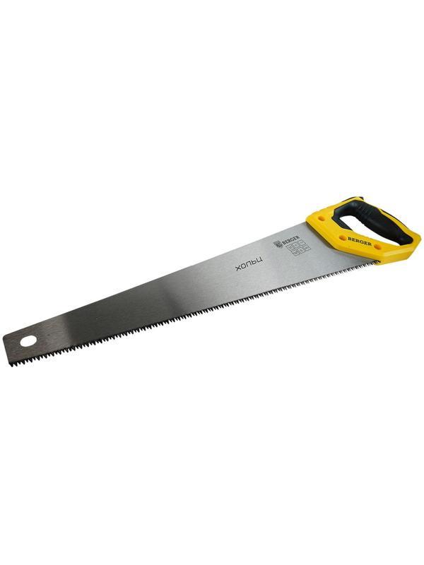 Ножовка по дереву 500мм, 3D заточка, 7TPI, BERGER BG1843