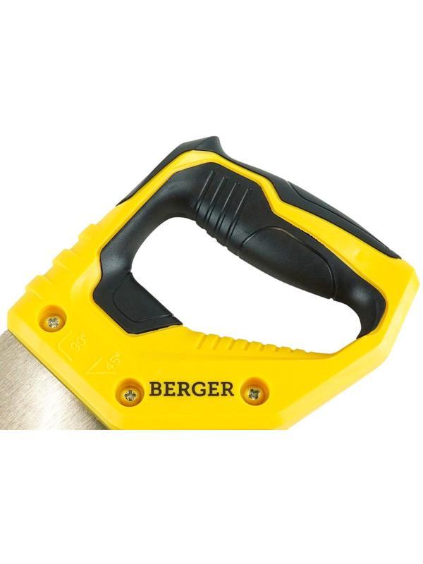 Ножовка по дереву 450мм, 3D заточка, 7TPI, BERGER BG1842