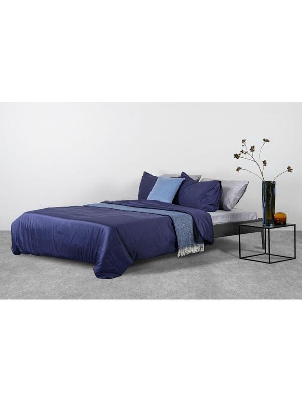 Постельное белье 150х200 (нав. 2 шт,пододеяльник 1 шт,100% хл.) серый