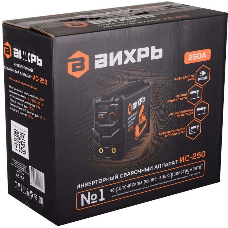 Сварочный аппарат инверторный ИС-250 Вихрь (65/53)