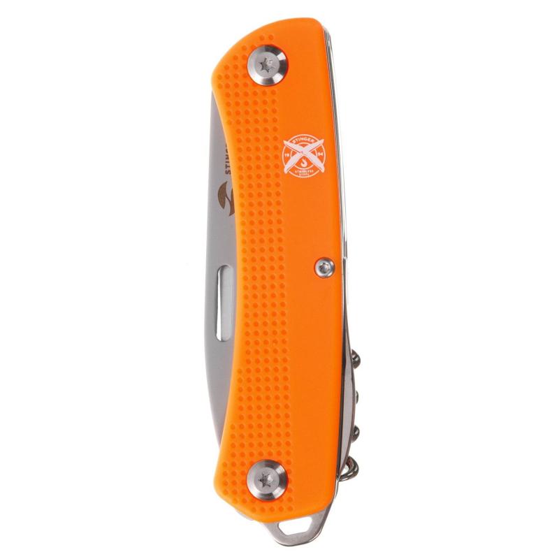 Нож пероч. Stinger, 103мм, 10 функц,рукоять АБС-пластик (оранж),FK-GHK1P-06