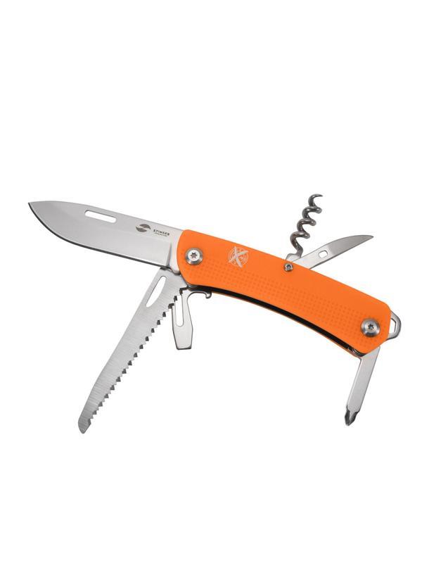 Нож пероч. Stinger, 103мм, 10 функц,рукоять АБС-пластик (оранж),FK-GHK1P-06