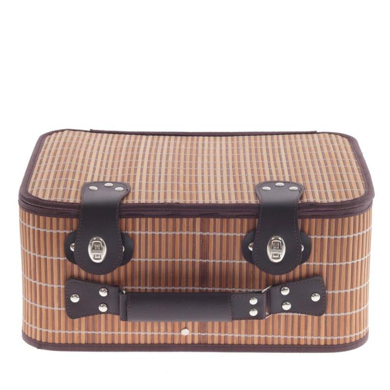 Корзина для пикника на 2 персоны с холодильным отдел, L40W32H17,5см, 800327