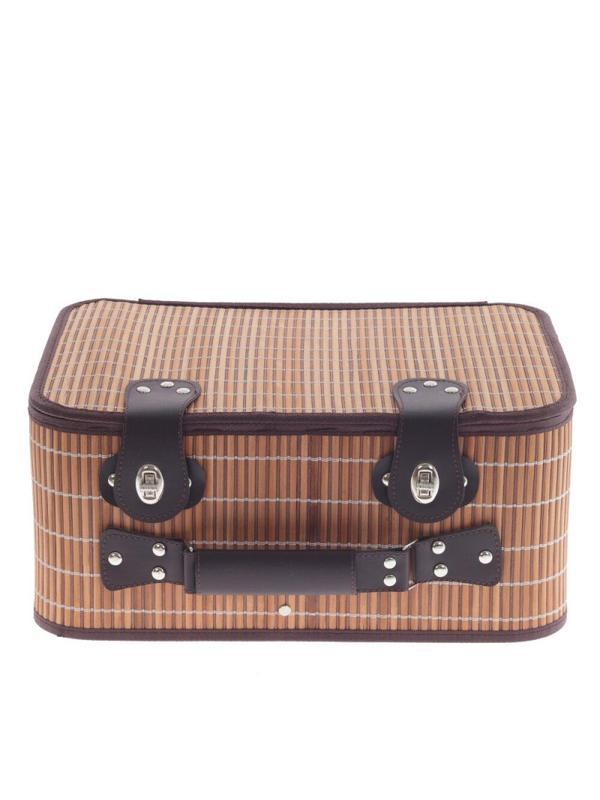 Корзина для пикника на 2 персоны с холодильным отдел, L40W32H17,5см, 800327