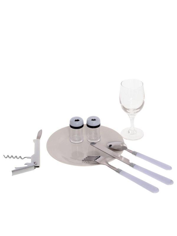 Корзина для пикника на 2 персоны с холодильным отдел, L40W32H17,5см, 800327