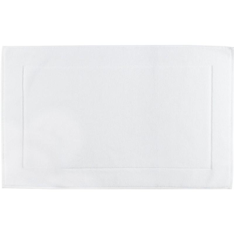 Коврик для ванной белого цвета из коллекции Essential, 50х80 см