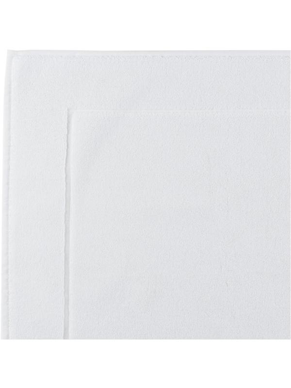 Коврик для ванной белого цвета из коллекции Essential, 50х80 см