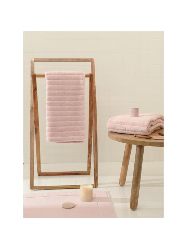 Коврик для ванной цвета пыльной розы из коллекции Essential, 50х80 см