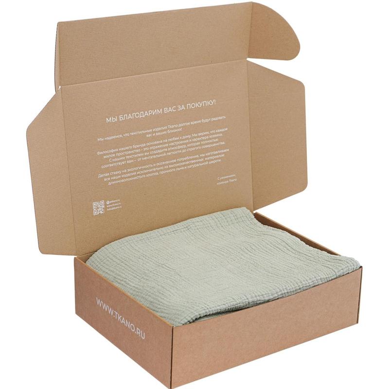 Покрывало двухстороннее из многослойного муслина Essential,(230x250см)