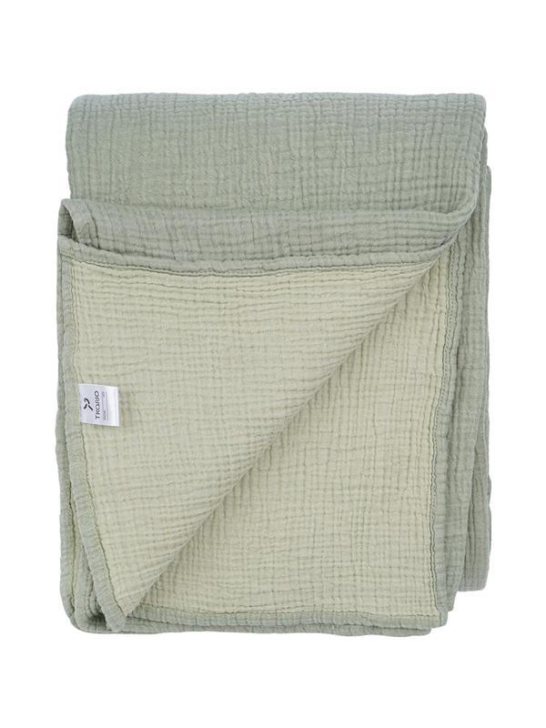 Покрывало двухстороннее из многослойного муслина Essential,(230x250см)