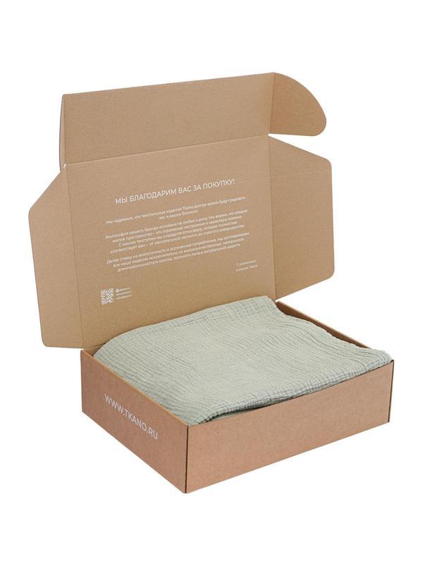 Покрывало двухстороннее из многослойного муслина Essential,(230x250см)