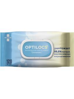 Салфетки дезинфицирующие Оптилокс спиртовые № 120 флоу-пак