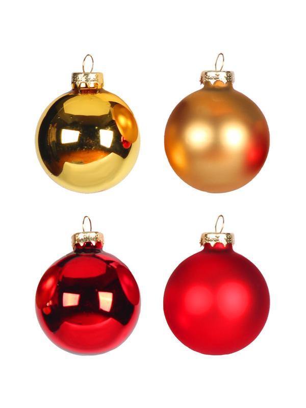 Набор шаров подвесных из стекла, наб.4 шт / 6х6х6см арт.93197