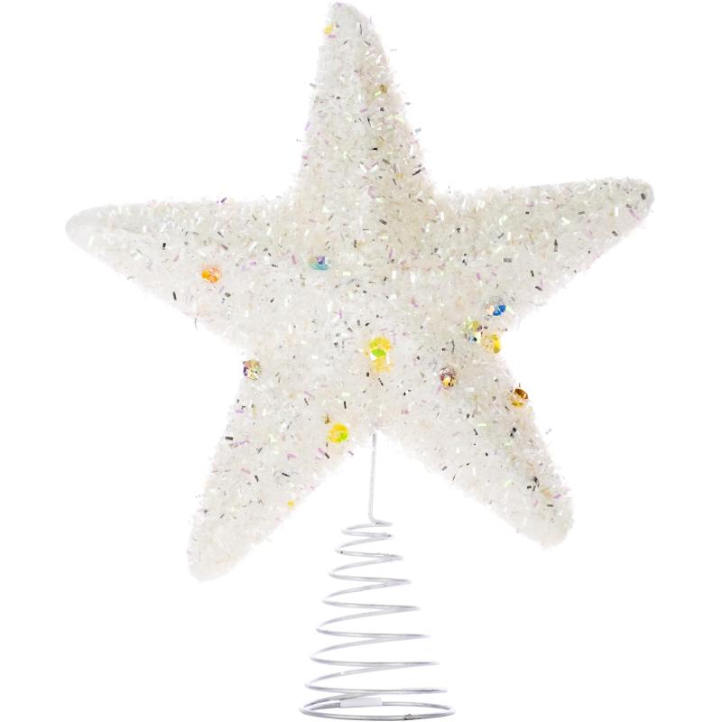 Верхушка Украшение НГ- на елку из пенопласта / 23x18x4,5см арт.91393