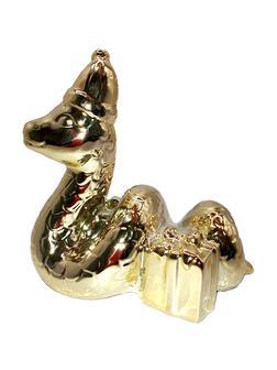 Украшение НГ из фарфора / 8,8х9х5,8см арт.92740