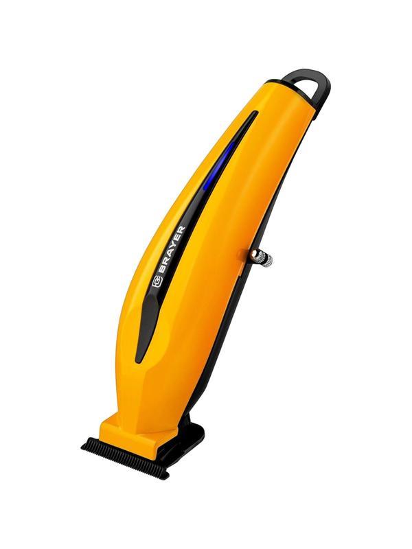 Машинка для стрижки BRAYER 3405BR, лит.бат.1x2000 мАч,сталь.лезв,4 насадки