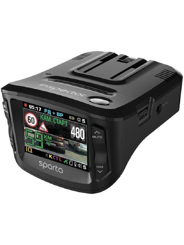 Видеорегистратор с радар-детектором Inspector SPARTA GPS ГЛОНАСС черный