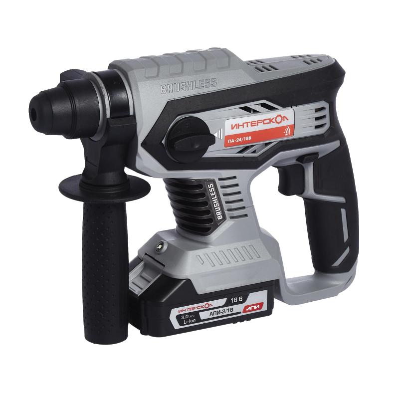 Перфоратор аккумуляторный ИНТЕРСКОЛ ПА-24/18В 2 аккум.2Ач,ЗУ 579.2.2.70