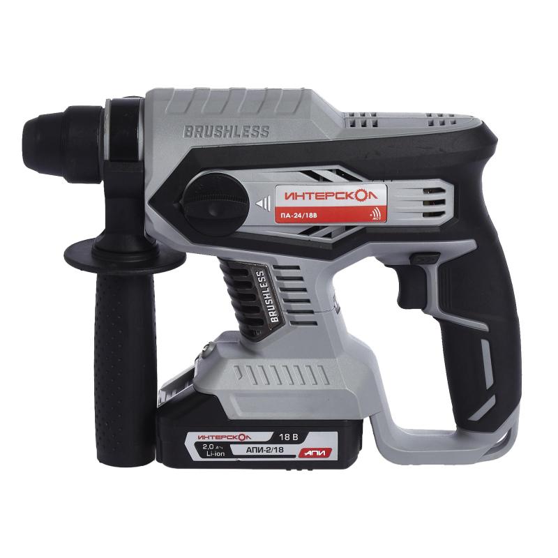 Перфоратор аккумуляторный ИНТЕРСКОЛ ПА-24/18В 2 аккум.2Ач,ЗУ 579.2.2.70