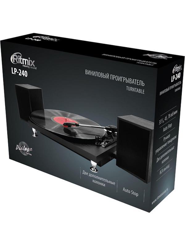 Виниловый проигрыватель Ritmix LP-240 Black wood