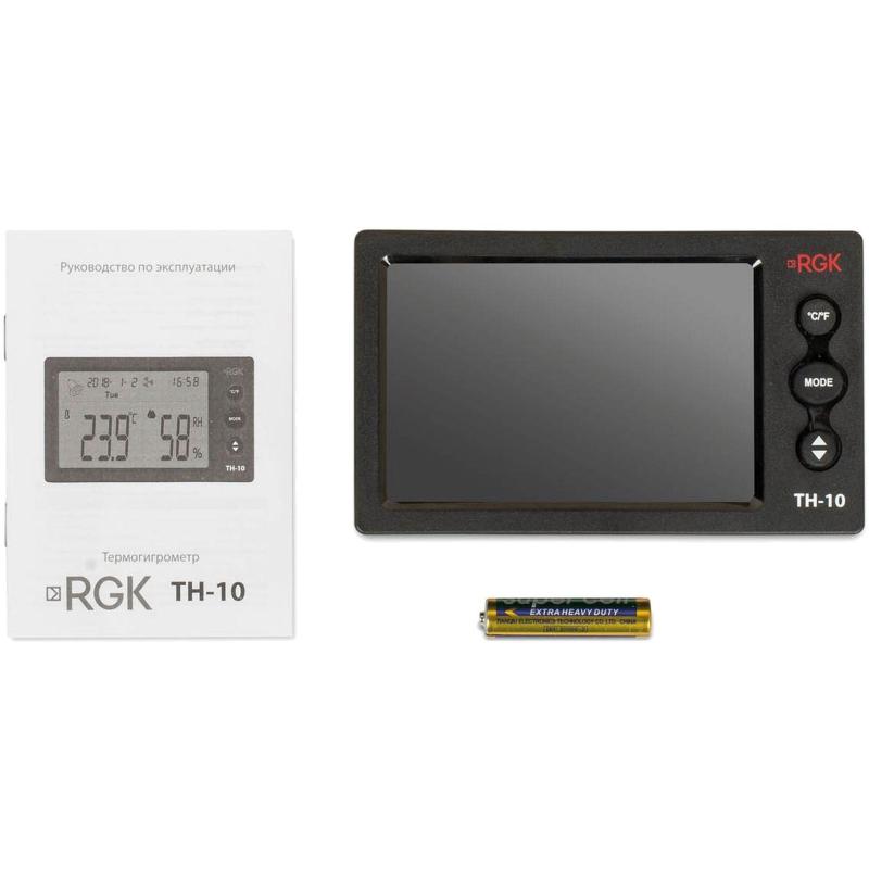 Термогигрометр RGK TH-10 с поверкой 778596