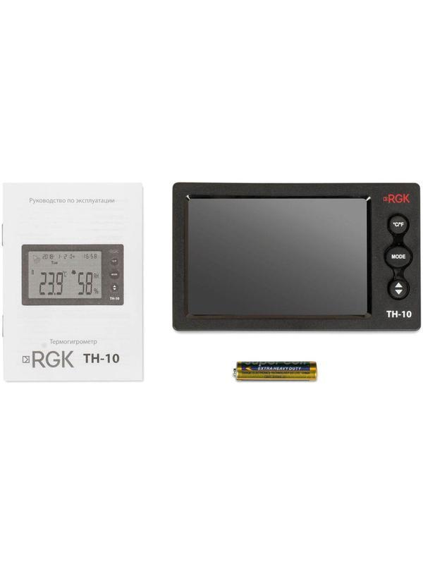 Термогигрометр RGK TH-10 с поверкой 778596