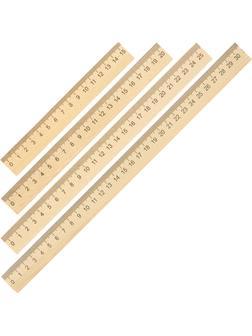 Набор линеек деревянных 15, 20, 25, 30 см