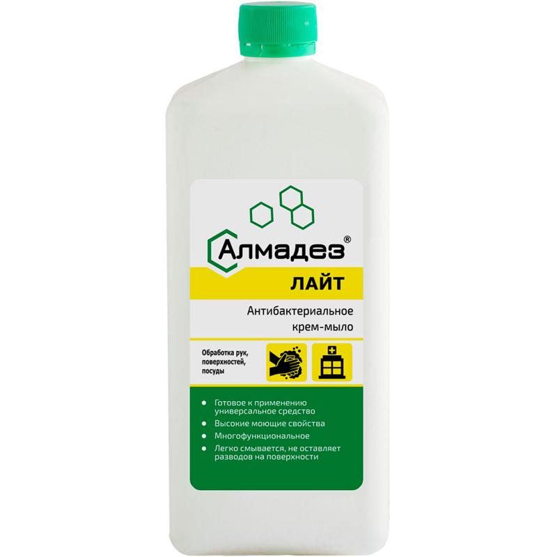 Мыло жидкое дезинф. Алмадез-Лайт антибактериальное 1,0 л(крышка)