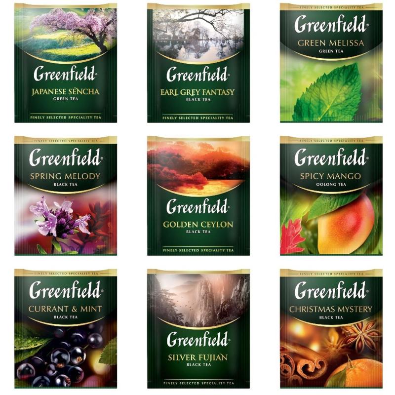 Чай Greenfield Премиальная коллекция ассорти, 45 пак (1925-09) (нг)