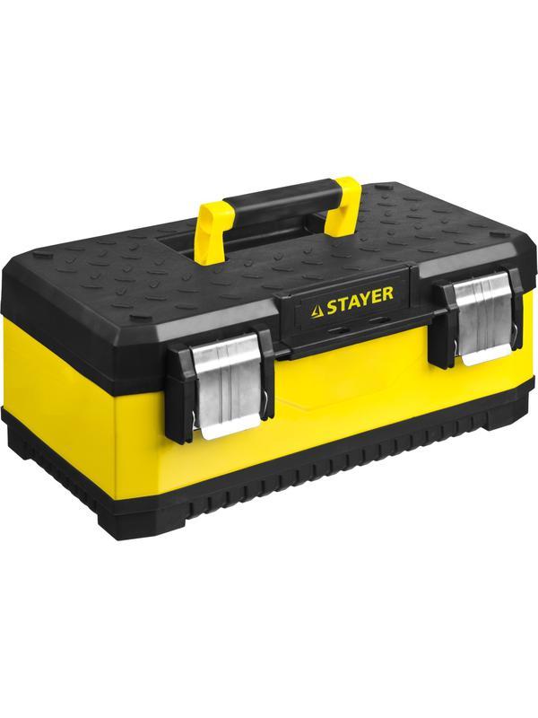STAYER METALPRO, 498 х 289 х 222 мм, (19.5″), металлический ящик для инструментов, Professional (2-38011-18)