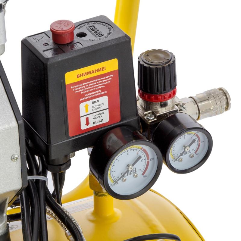 Компрессор поршневой DENZEL DK1500/24, Х-PRO 230 л/мин, 24л (58063)