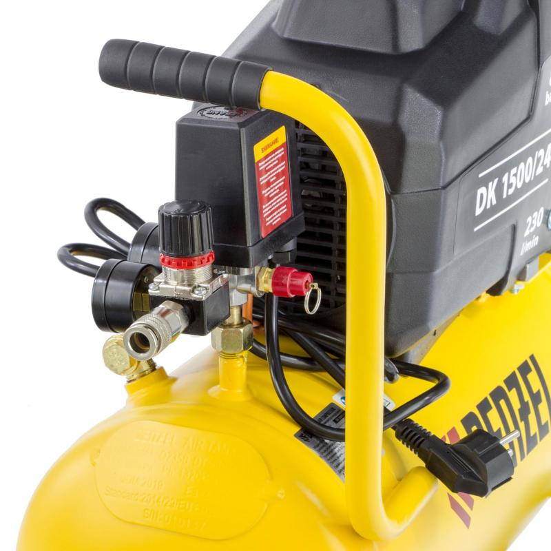 Компрессор поршневой DENZEL DK1500/24, Х-PRO 230 л/мин, 24л (58063)
