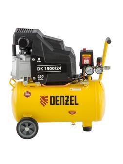 Компрессор поршневой DENZEL DK1500/24, Х-PRO 230 л/мин, 24л (58063)