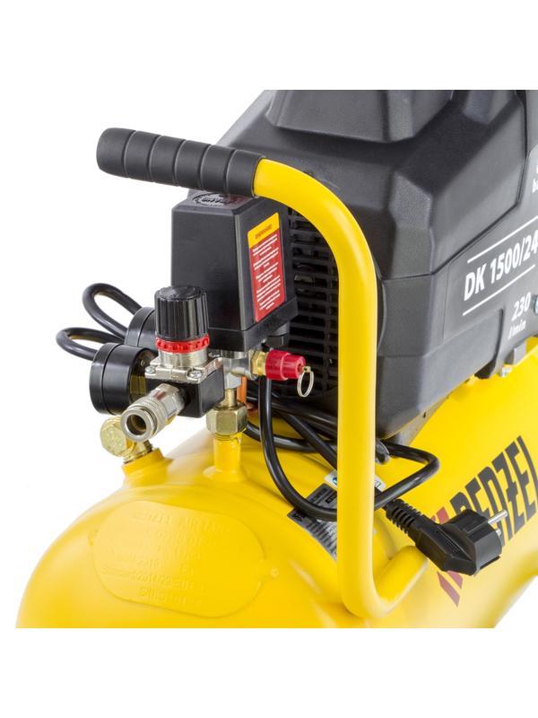 Компрессор поршневой DENZEL DK1500/24, Х-PRO 230 л/мин, 24л (58063)