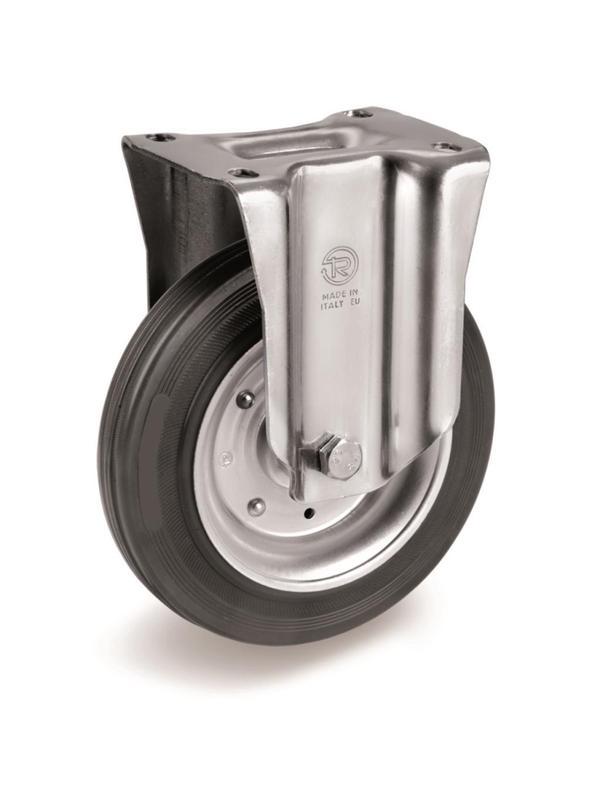 Колесо для тележки Tellure Rota 535906 неповоротное,200мм,до 230кг