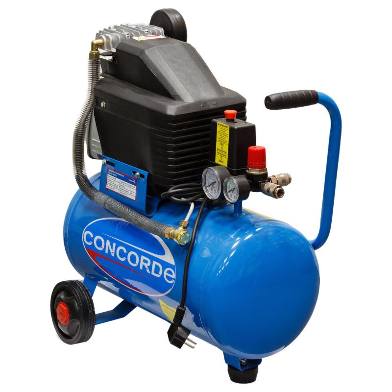 Компрессор поршневой Concorde 190л/мин, 25л, 1.8кВт (CD-AC190/25)