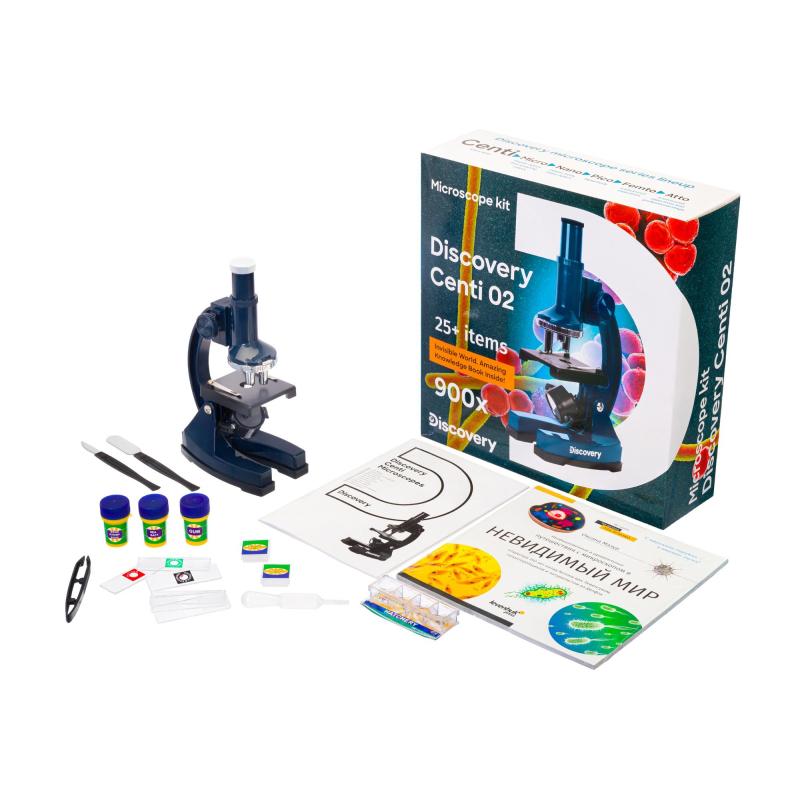 Микроскоп Discovery Centi 02 набор с книгой, 78241